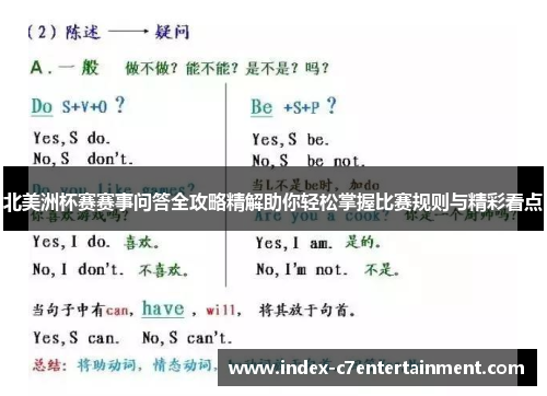 北美洲杯赛赛事问答全攻略精解助你轻松掌握比赛规则与精彩看点 北美洲杯赛赛事问答全攻略精解助你轻松掌握比赛规则与精彩看点